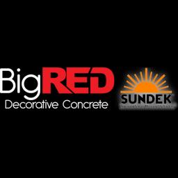 Big Red Decorative Concrete specializes in residential and commercial decorative concrete solutions with over 20 years of experience.