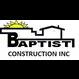 Baptist Construction, Inc. specializes in commercial and residential renovations, offering custom cabinetry and millwork.