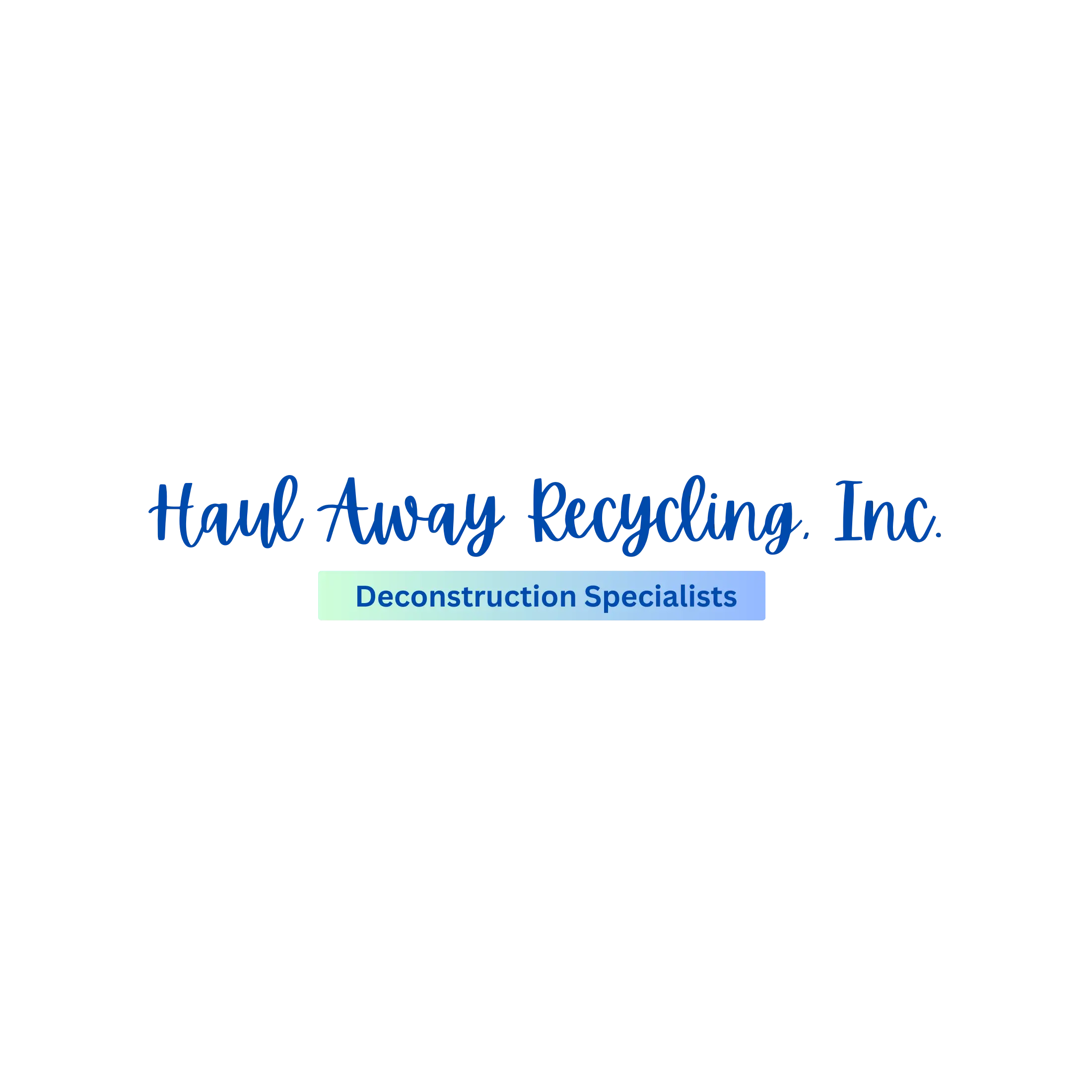 Haul Away Recycling Inc