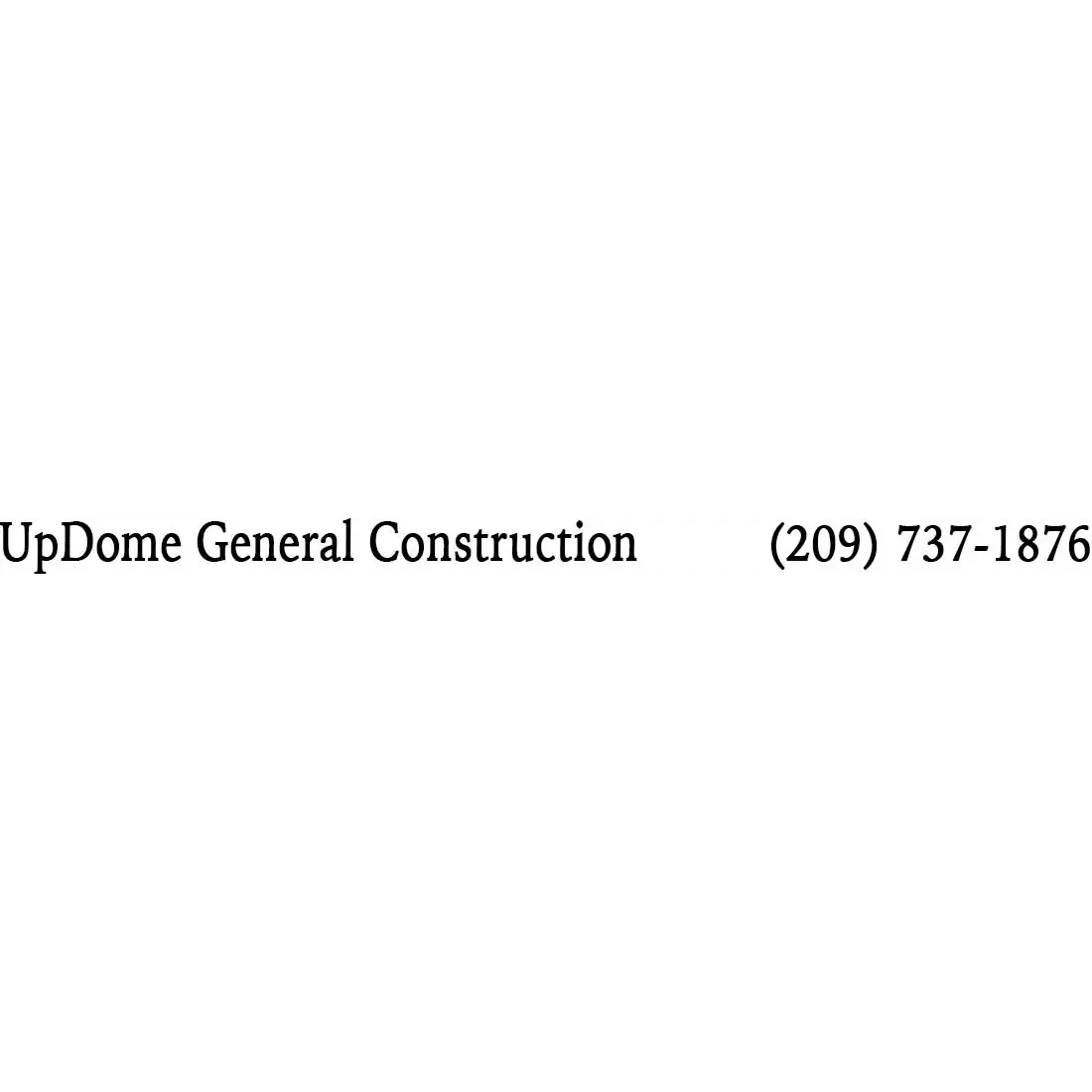 UPDOME GENERAL CONSTRUCTION
